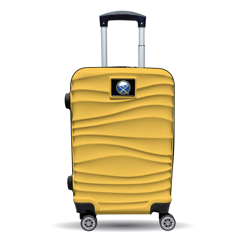 Buffalo Sabres Color Blitz 21-Inch Hard-Shell Carry-On Spinner Luggage with TSA Lock - Yellow