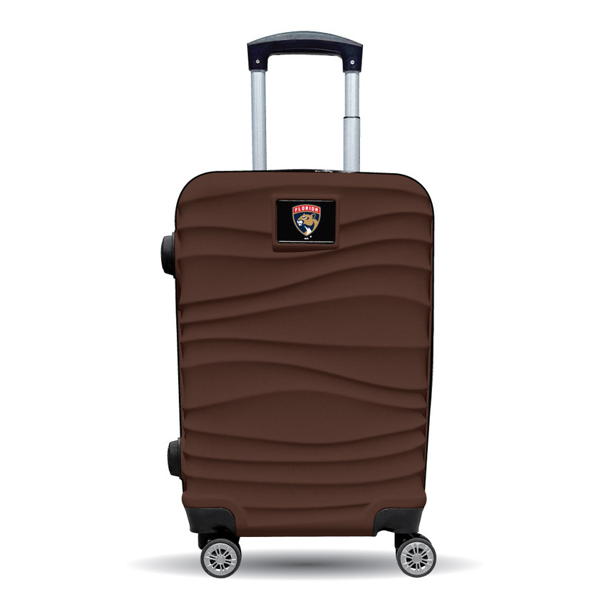 Florida Panthers Color Blitz 21-Inch Hard-Shell Carry-On Spinner Luggage with TSA Lock - Brown