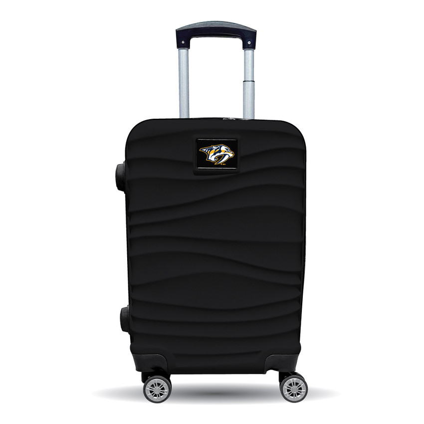 Nashville Predators Color Blitz 21-Inch Hard-Shell Carry-On Spinner Luggage with TSA Lock - Black