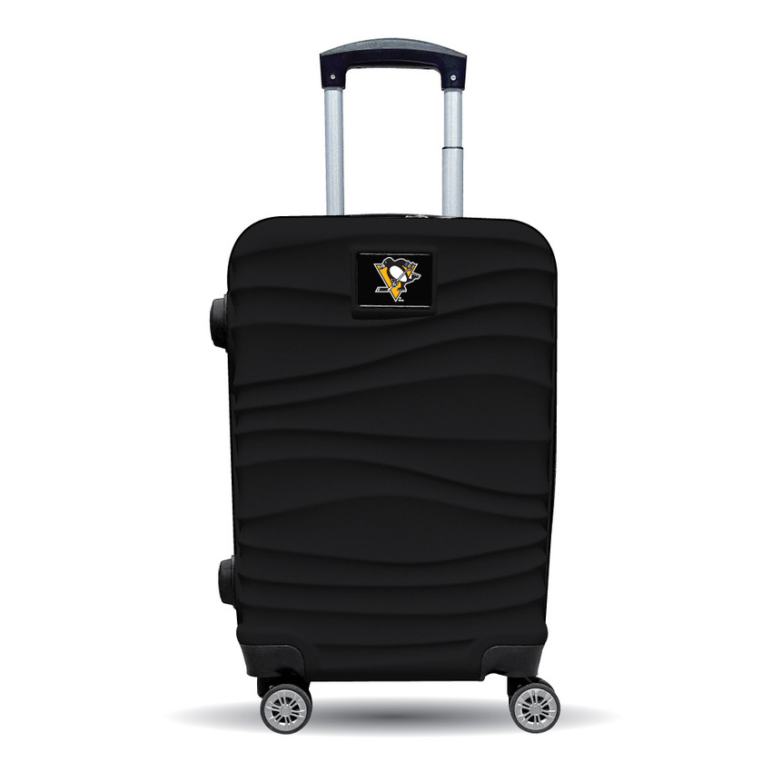 Pittsburgh Penguins Color Blitz 21-Inch Hard-Shell Carry-On Spinner Luggage with TSA Lock - Black