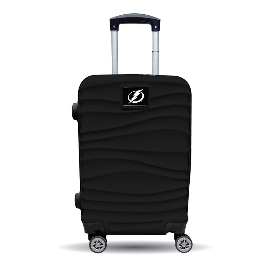 Tampa Bay Lightning Color Blitz 21-Inch Hard-Shell Carry-On Spinner Luggage with TSA Lock - Black