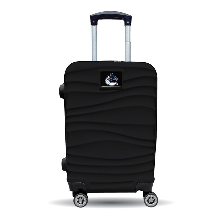 Vancouver Canucks Color Blitz 21-Inch Hard-Shell Carry-On Spinner Luggage with TSA Lock - Black