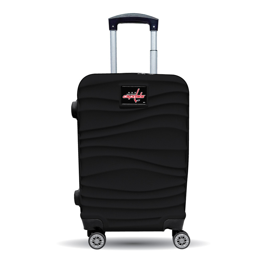 Washington Capitals Color Blitz 21-Inch Hard-Shell Carry-On Spinner Luggage with TSA Lock - Black