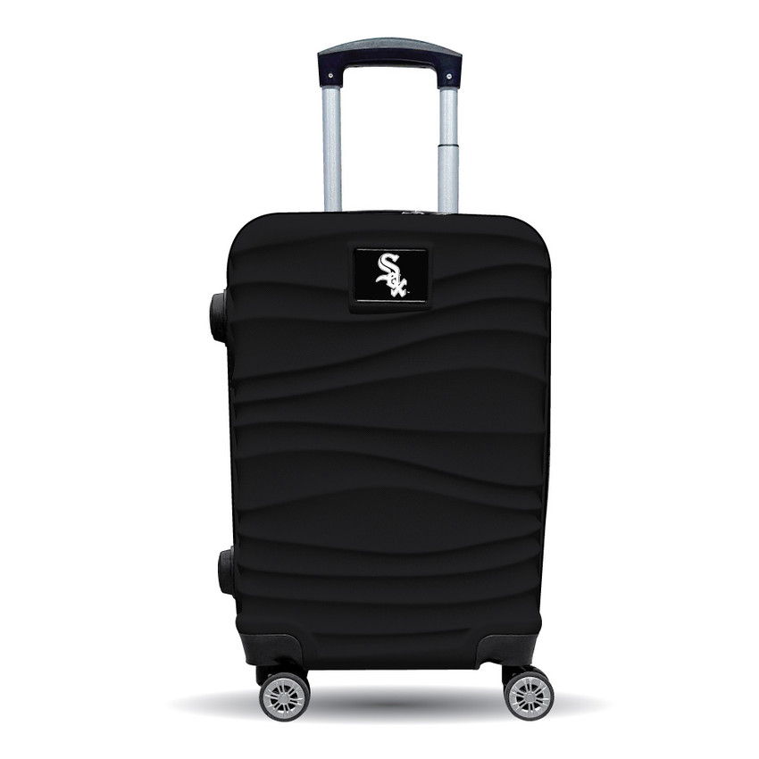 Chicago White Sox Color Blitz 21-Inch Hard-Shell Carry-On Spinner Luggage with TSA Lock - Black