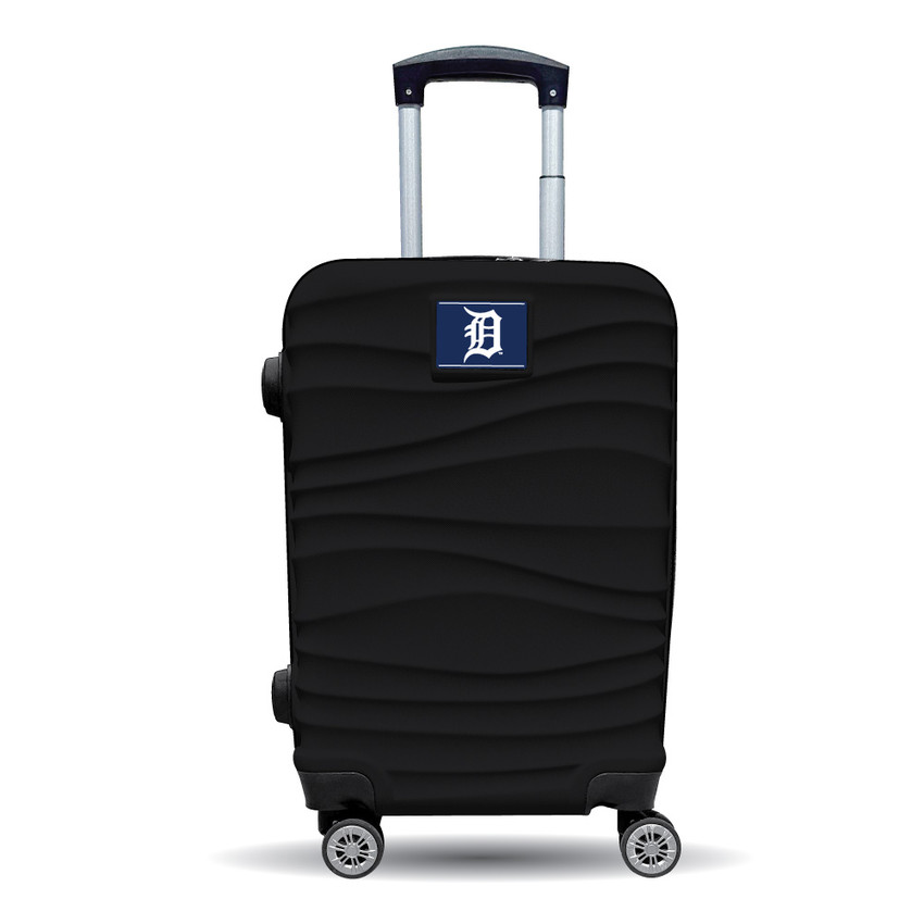 Detroit Tigers Color Blitz 21-Inch Hard-Shell Carry-On Spinner Luggage with TSA Lock - Black