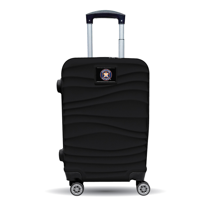 Houston Astros Color Blitz 21-Inch Hard-Shell Carry-On Spinner Luggage with TSA Lock - Black
