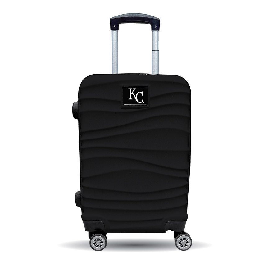 Kansas City Royals Color Blitz 21-Inch Hard-Shell Carry-On Spinner Luggage with TSA Lock - Black