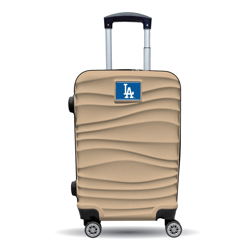 Los Angeles Dodgers Color Blitz 21-Inch Hard-Shell Carry-On Spinner Luggage with TSA Lock - Tan