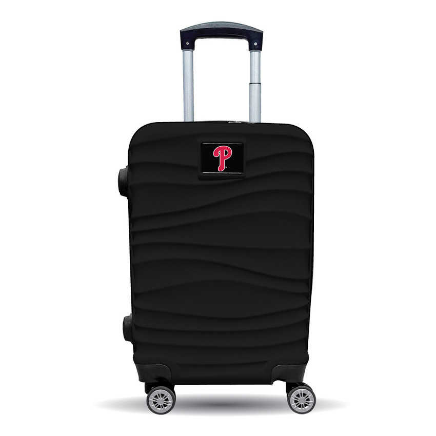 Philadelphia Phillies Color Blitz 21-Inch Hard-Shell Carry-On Spinner Luggage with TSA Lock - Black