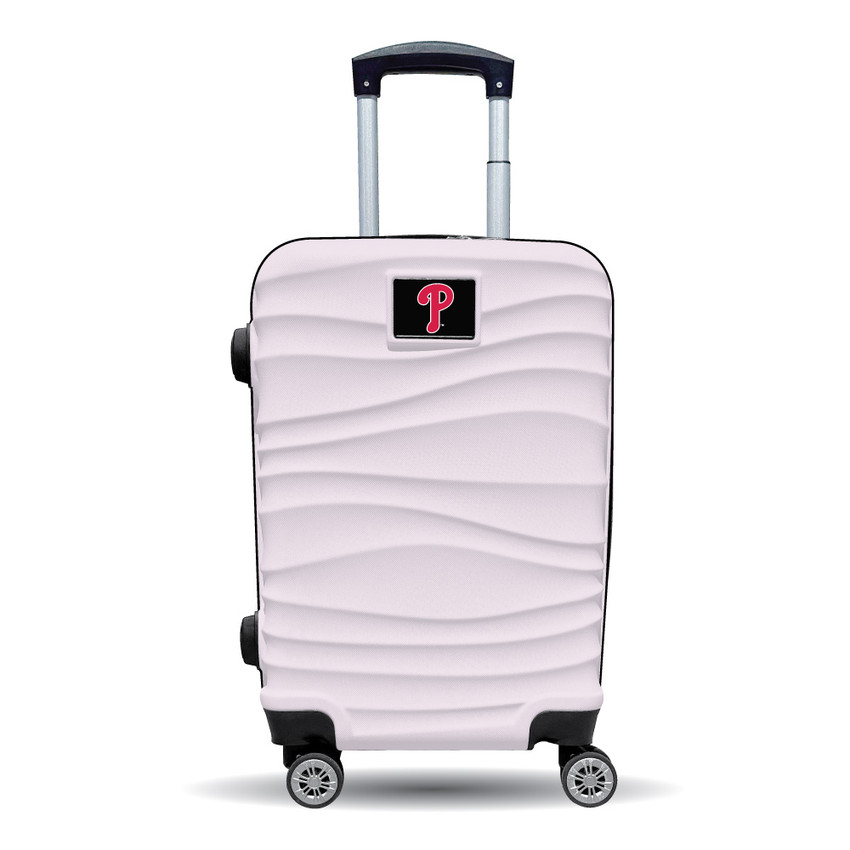 Philadelphia Phillies Color Blitz 21-Inch Hard-Shell Carry-On Spinner Luggage with TSA Lock - Pink