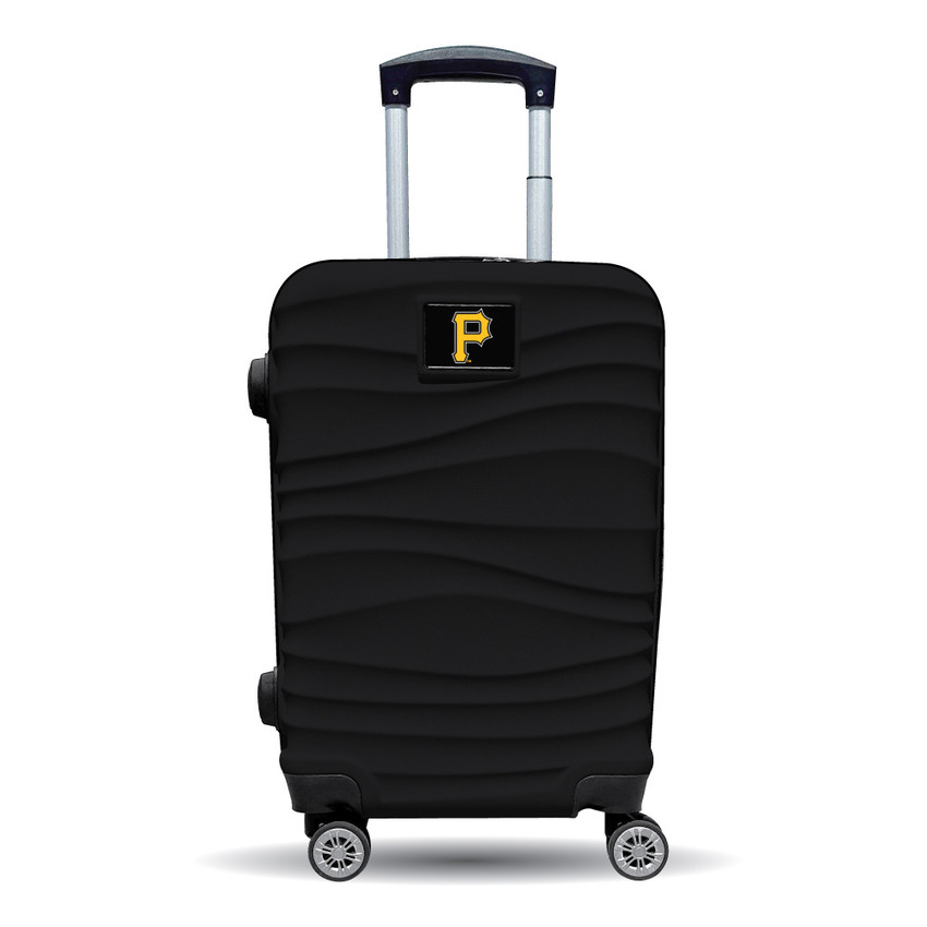 Pittsburgh Pirates Color Blitz 21-Inch Hard-Shell Carry-On Spinner Luggage with TSA Lock - Black