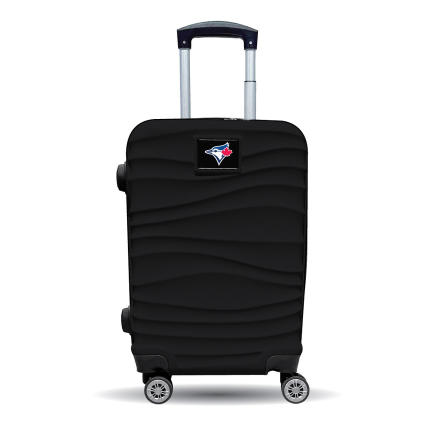 Toronto Blue Jays Color Blitz 21-Inch Hard-Shell Carry-On Spinner Luggage with TSA Lock - Black