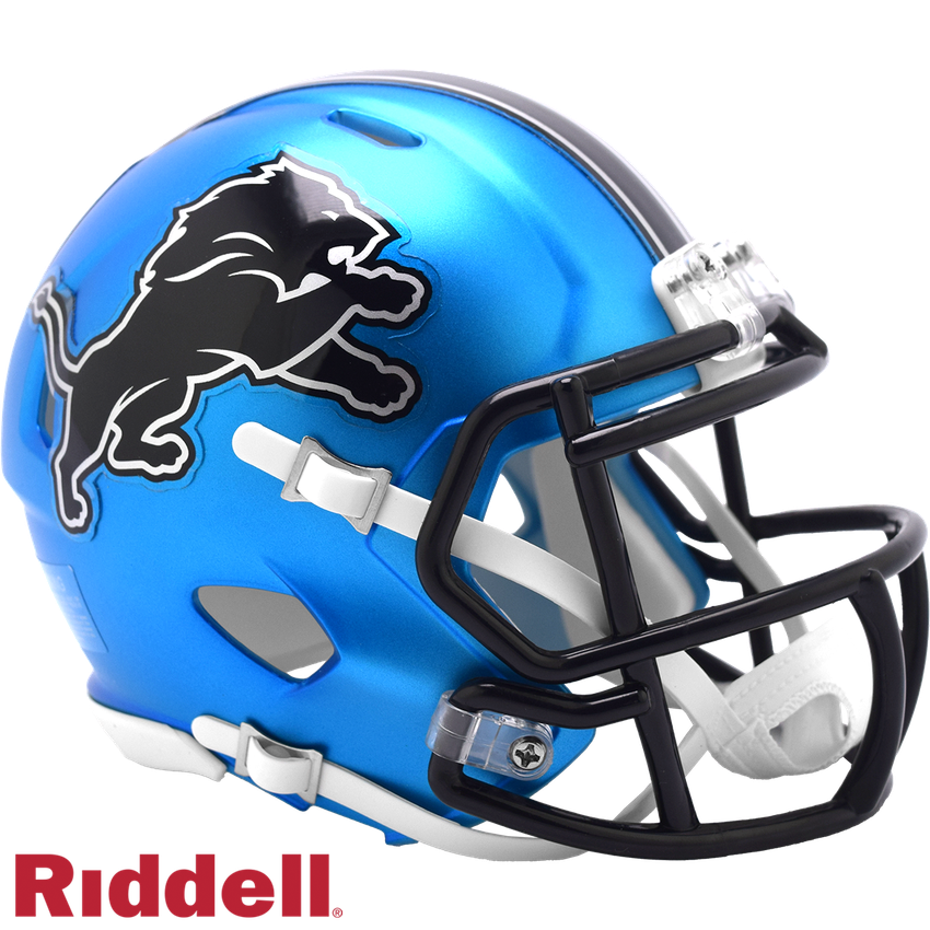 Detroit Lions Helmet Riddell Replica Mini Speed Style On-Field Alternate 2024