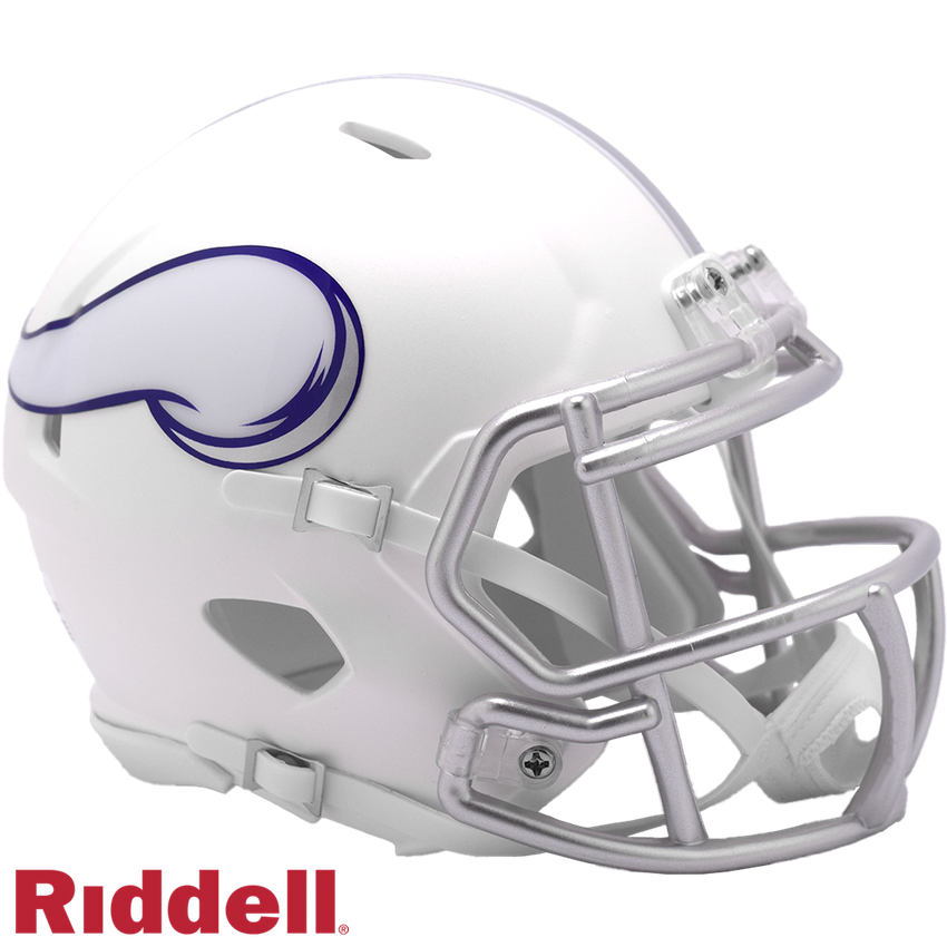 Minnesota Vikings Helmet Riddell Replica Mini Speed Style On-Field Alternate 2024