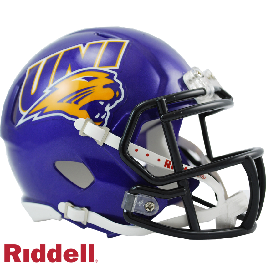Northern Iowa Panthers Helmet Riddell Replica Mini Speed Style