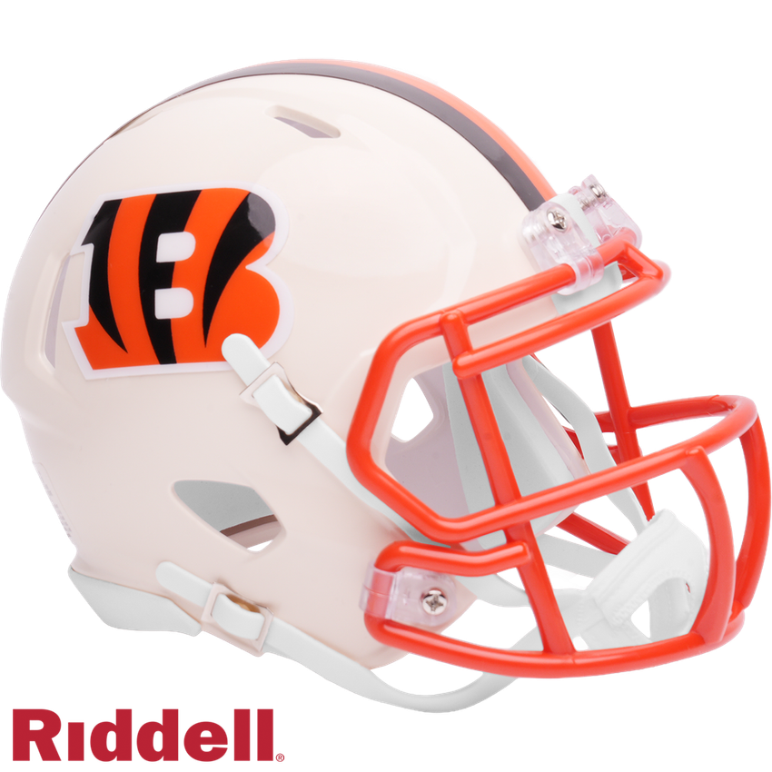 Cincinnati Bengals Helmet Riddell Replica Mini Speed Style Retro Collection