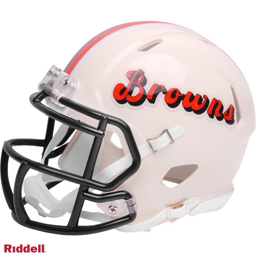 Cleveland Browns Helmet Riddell Replica Mini Speed Style Retro Collection
