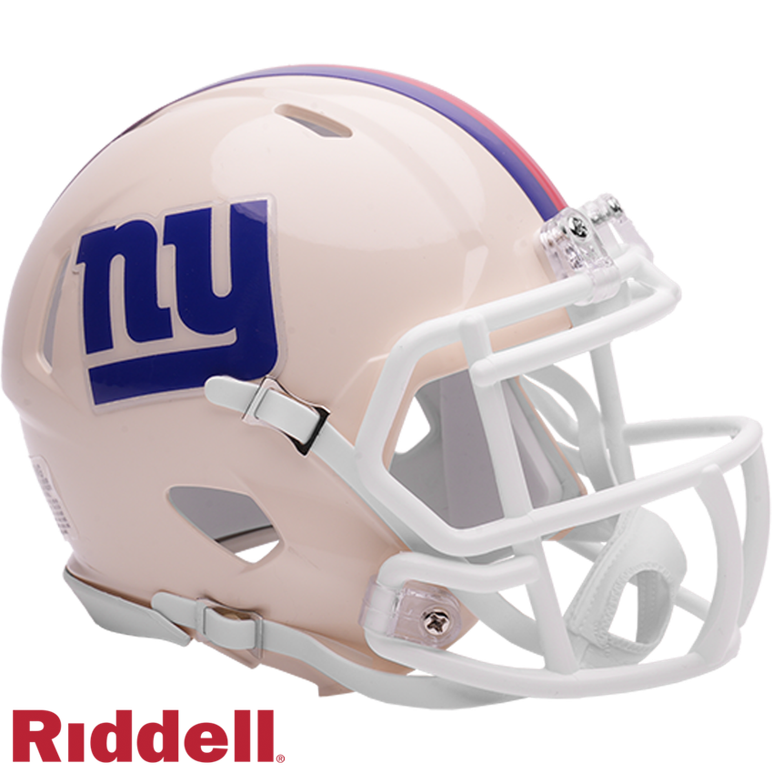 New York Giants Helmet Riddell Replica Mini Speed Style Retro Collection