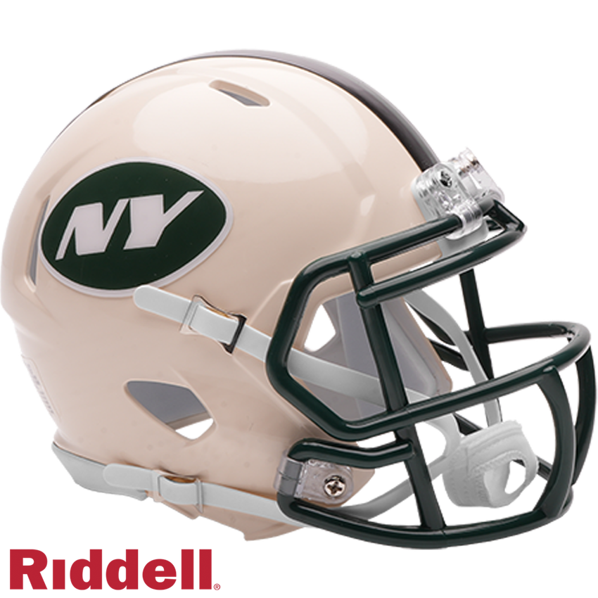 New York Jets Helmet Riddell Replica Mini Speed Style Retro Collection