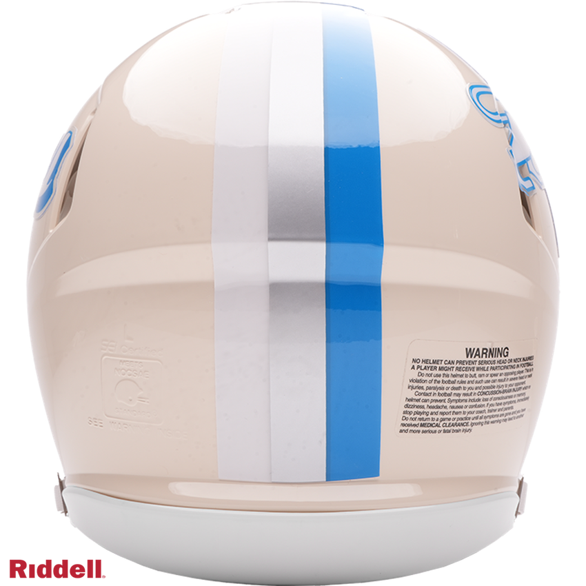 Detroit Lions Helmet Riddell Replica Mini Speed Style Retro Collection