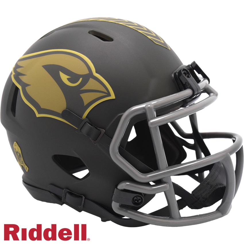 Arizona Cardinals Helmet Riddell Replica Mini Speed Style Salute To Service 2025