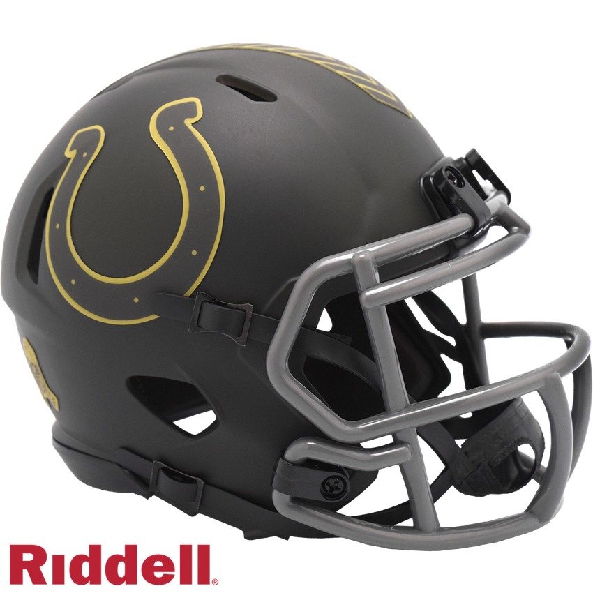 Indianapolis Colts Helmet Riddell Replica Mini Speed Style Salute To Service 2025