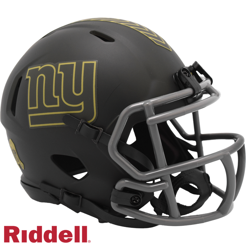 New York Giants Helmet Riddell Replica Mini Speed Style Salute To Service 2025