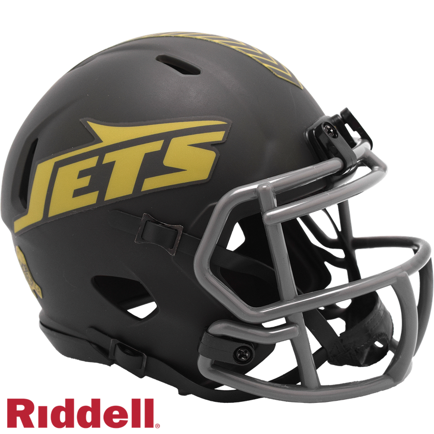 New York Jets Helmet Riddell Replica Mini Speed Style Salute To Service 2025