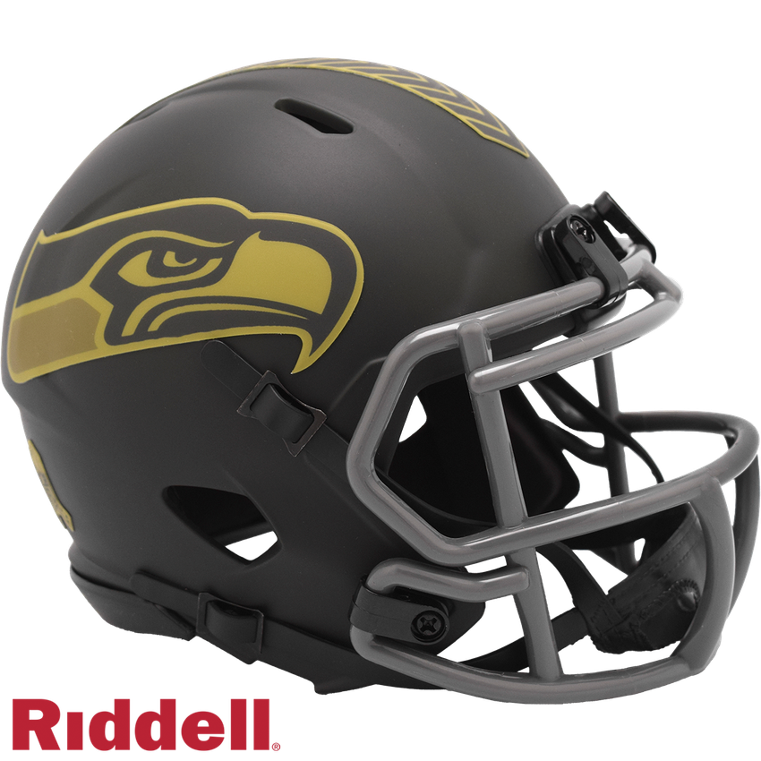 Seattle Seahawks Helmet Riddell Replica Mini Speed Style Salute To Service 2025