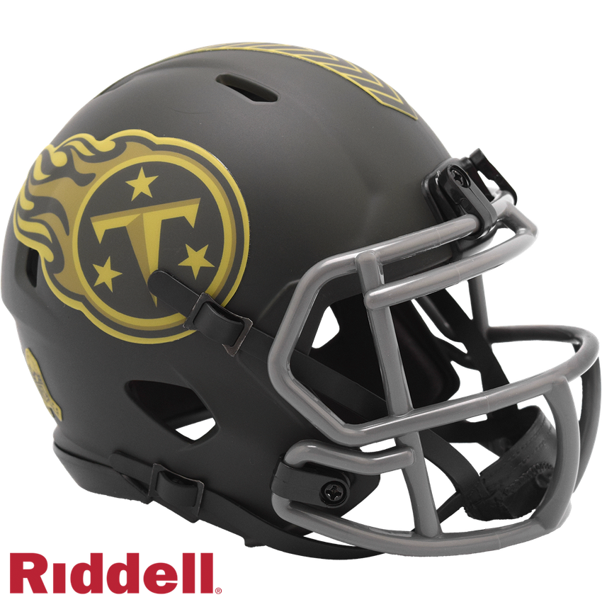 Tennessee Titans Helmet Riddell Replica Mini Speed Style Salute To Service 2025