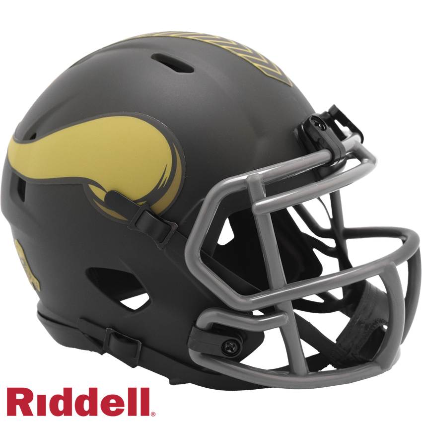 Minnesota Vikings Helmet Riddell Replica Mini Speed Style Salute To Service 2025