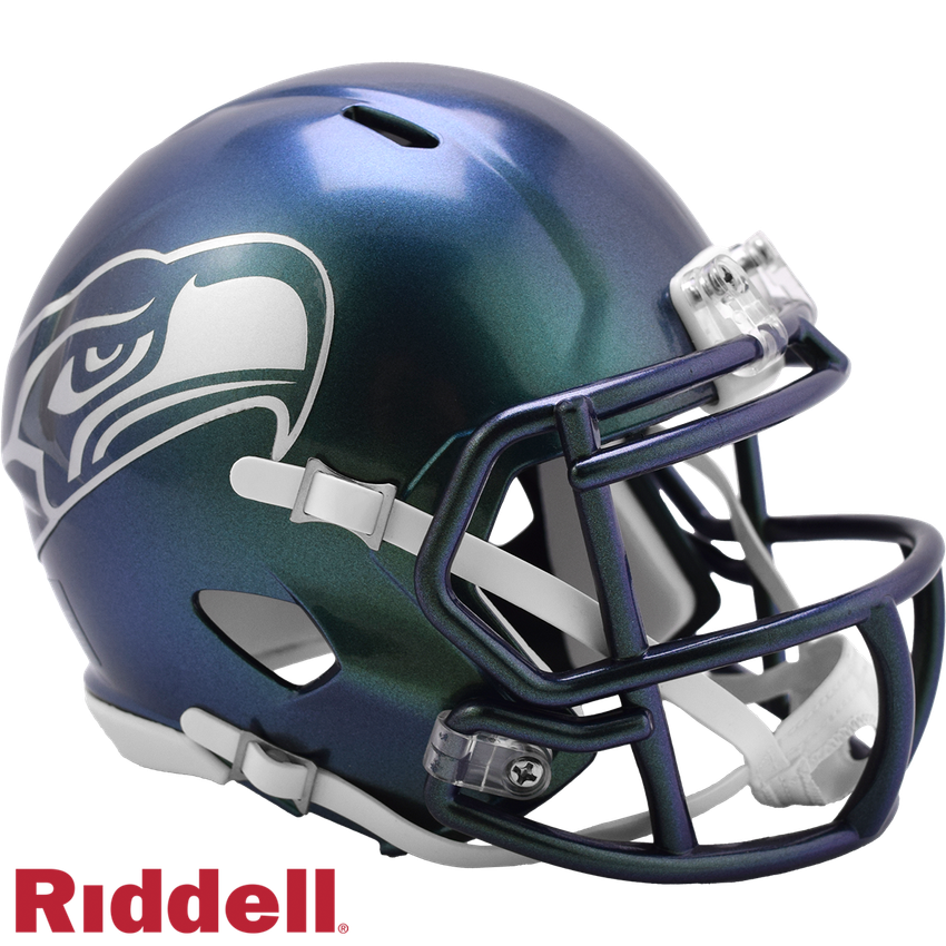 Seattle Seahawks Helmet Riddell Replica Mini Speed Style Rivalry Alternate 2025