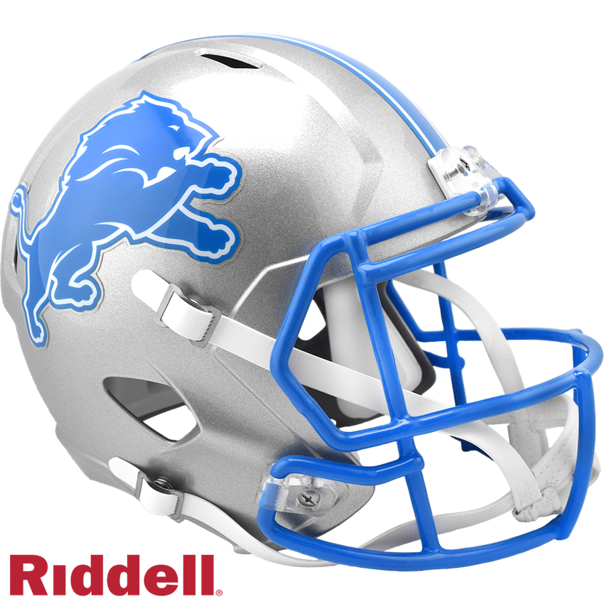 Detroit Lions Helmet Riddell Replica Full Size Speed Style 2024