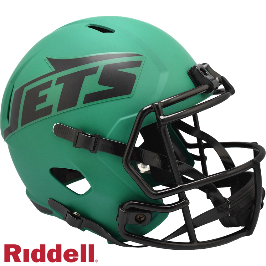 New York Jets Helmet Riddell Replica Full Size Speed Style Rave Alternate