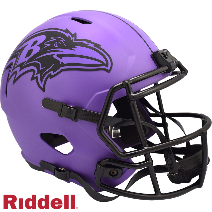 Baltimore Ravens Helmet Riddell Replica Full Size Speed Style Rave Alternate