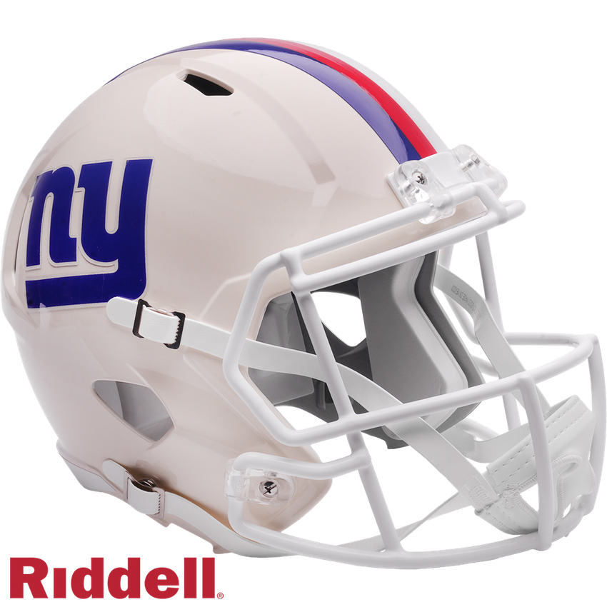 New York Giants Helmet Riddell Replica Full Size Speed Style Retro Collection