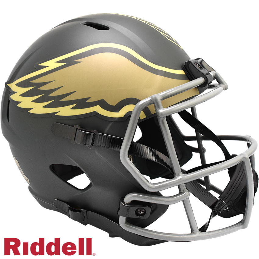 Philadelphia Eagles Helmet Riddell Replica Full Size Speed Style Salute To Service 2025