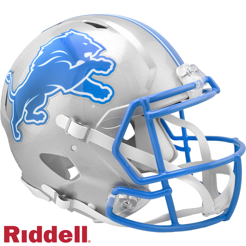 Detroit Lions Helmet Riddell Authentic Full Size Speed Style 2024