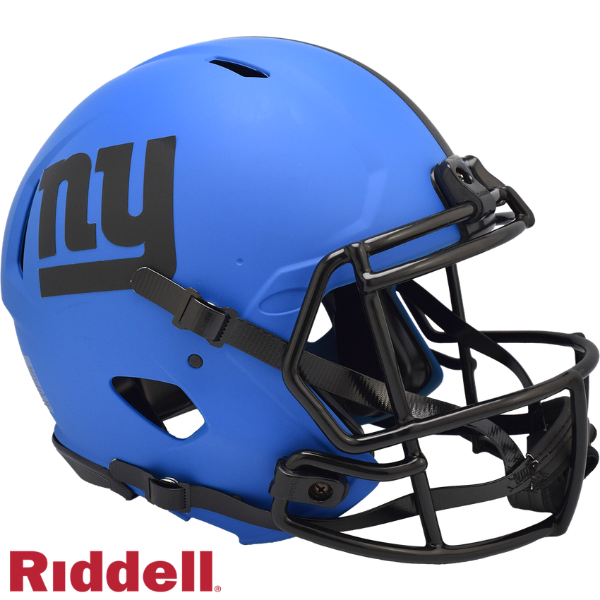 New York Giants Helmet Riddell Authentic Full Size Speed Style Rave Alternate
