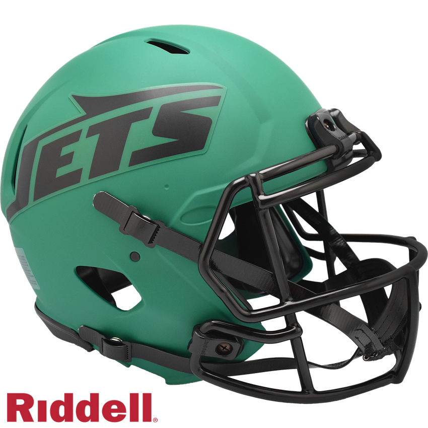 New York Jets Helmet Riddell Authentic Full Size Speed Style Rave Alternate