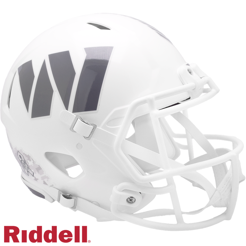 Washington Commanders Helmet Riddell Authentic Full Size Speed Style Salute To Service 2024