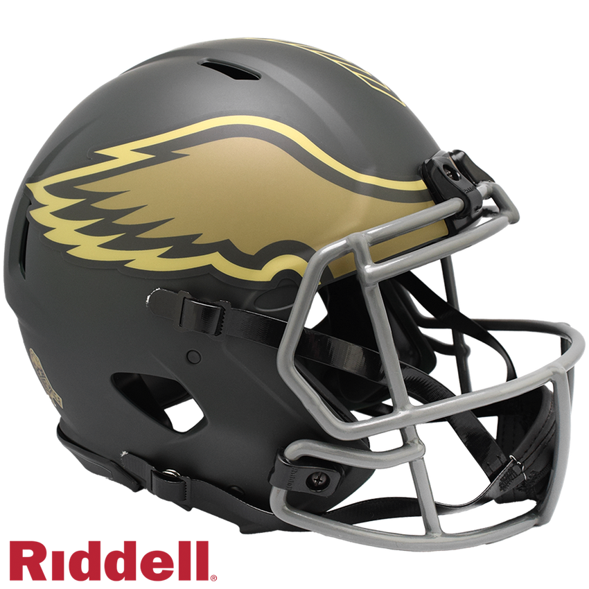 Philadelphia Eagles Helmet Riddell Authentic Full Size Speed Style Salute To Service 2025