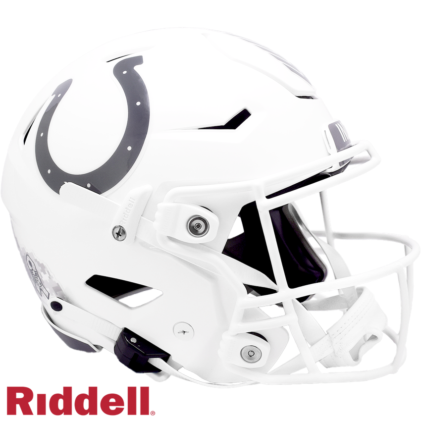 Indianapolis Colts Helmet Riddell Authentic Full Size SpeedFlex Style Salute To Service 2024