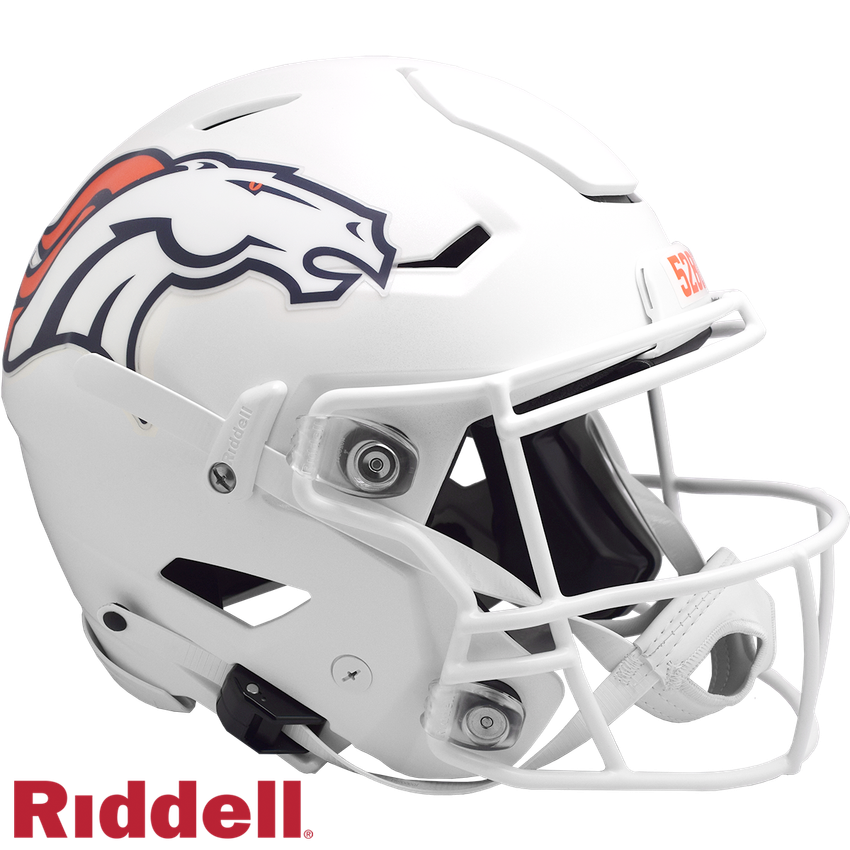 Denver Broncos Helmet Riddell Authentic Full Size SpeedFlex Style On-Field Alternate 2024 - Special Order