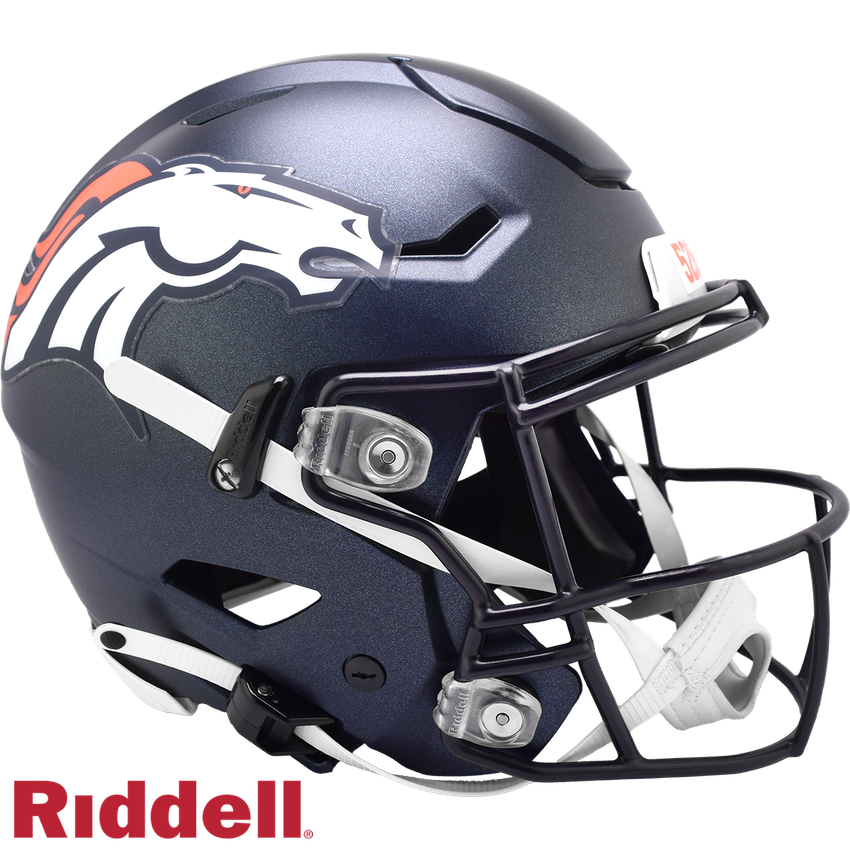 Denver Broncos Helmet Riddell Authentic Full Size SpeedFlex Style 2024