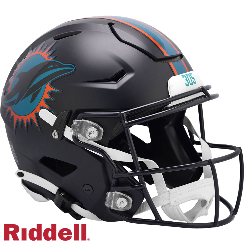 Miami Dolphins Helmet Riddell Authentic Full Size SpeedFlex Style Rivalry Alternate 2025 - Special Order