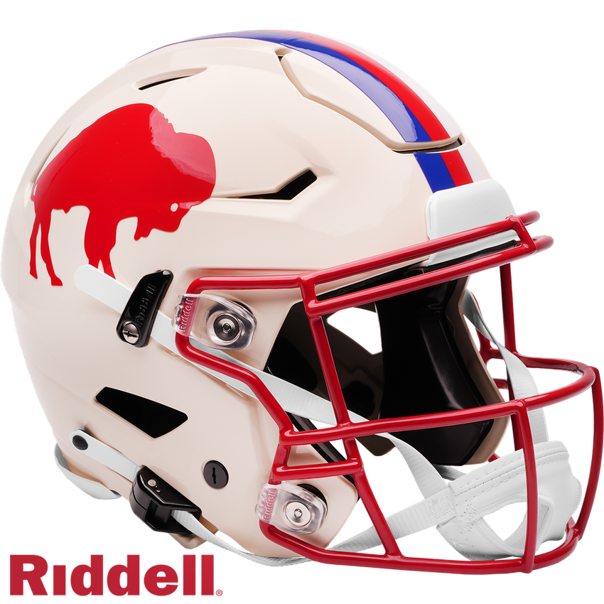 Buffalo Bills Helmet Riddell Authentic Full Size SpeedFlex Style Retro Collection