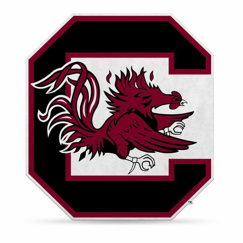 South Carolina Gamecocks Pennant Shape Cut Logo Design