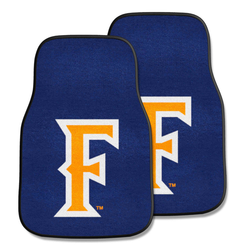 Cal State Fullerton 2-pc Carpet Car Mat Set