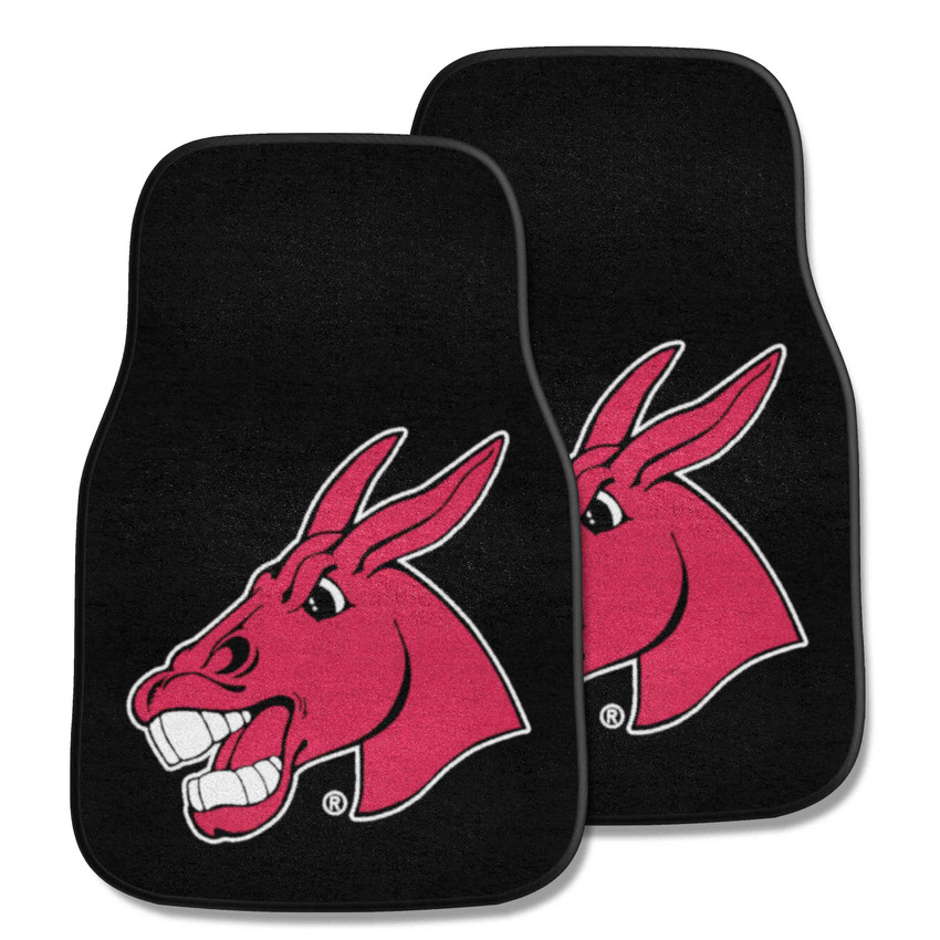 Central Missouri Mules 2-pc Carpet Car Mat Set